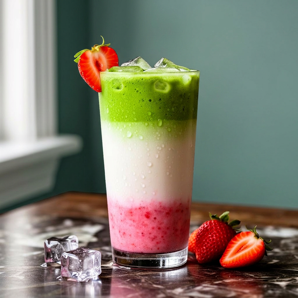 Strawberry Matcha Cloud